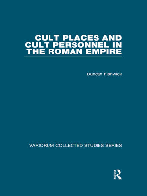 cover image of Cult Places and Cult Personnel in the Roman Empire